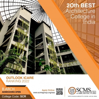 SSA has been ranked 20th BEST Architecture College in INDIA