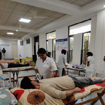 NSS BLOOD DONATION CAMP