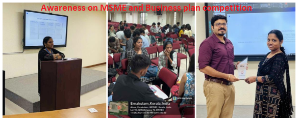 Awareness on MSME and Business plan competition