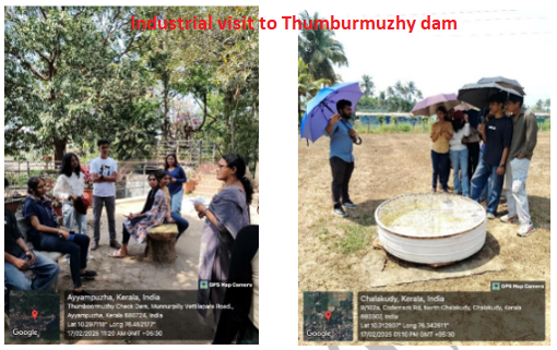 Industrial visit to Thumburmuzhy dam