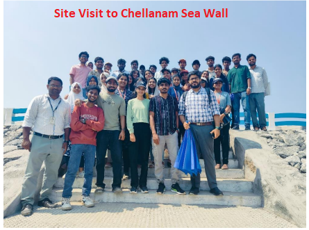 Site Visit to Chellanam Sea Wall