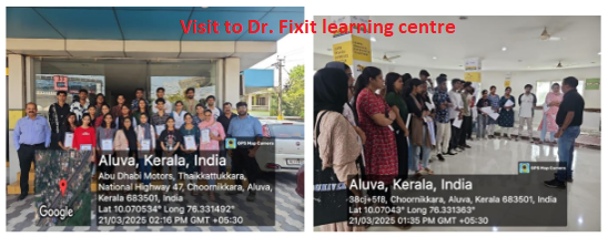 Visit to Dr. Fixit learning centre