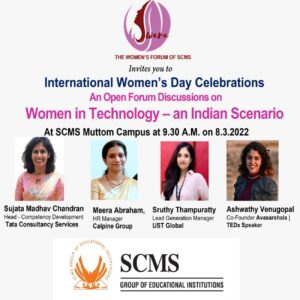 Women’s day Celebrations at SCMS on 8.3.2022